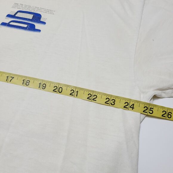 Vintage Hot Rod Chop Top Graphic T-Shirt Mens XL Made In USA Thrashed Car Diner - Picture 11 of 12